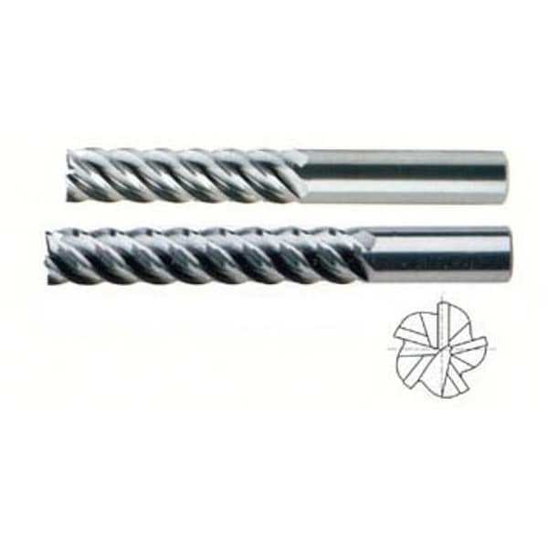 Yg-1 Tool Co 5 Flute Medium Length 45 Deg Helix Ticn-Coated Carbide 58901TC